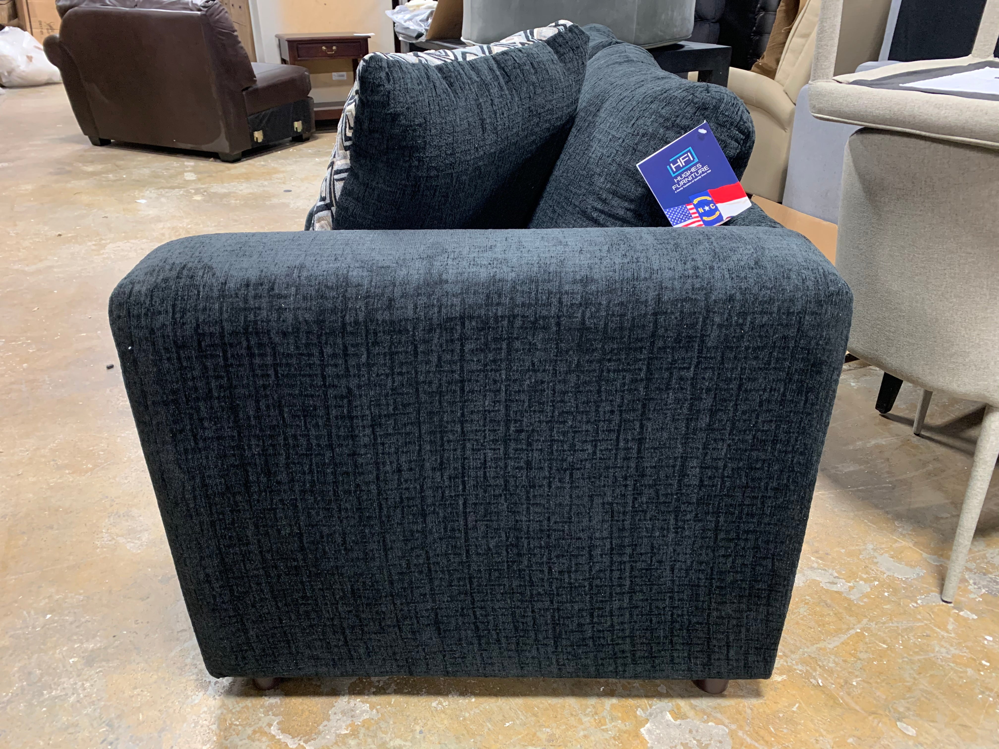 Black Sectional Piece *As Is*