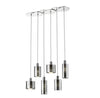 Mendi Silver/Chrome Modern/Contemporary Linear LED Pendant Light CG1373