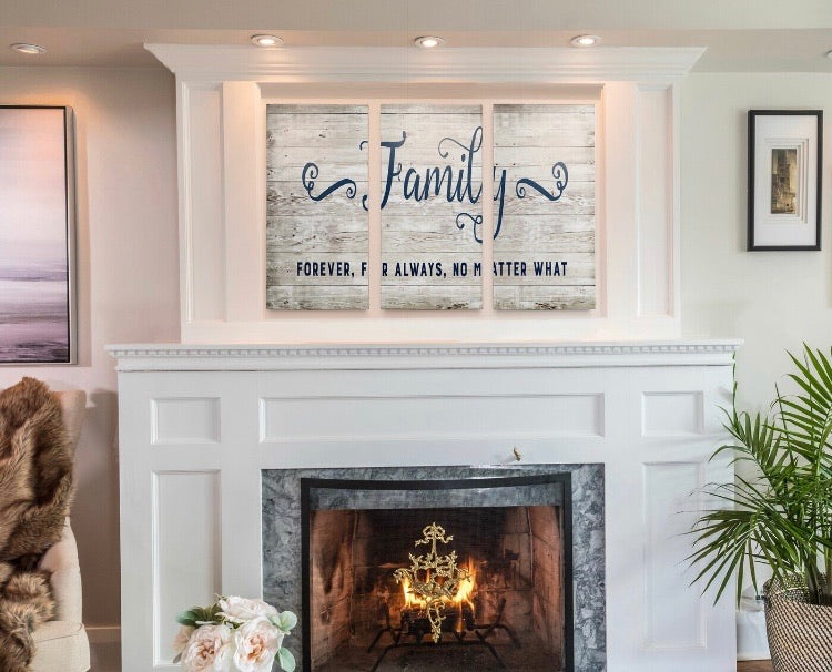 'Family Forever and Always' Canvas CG1603
