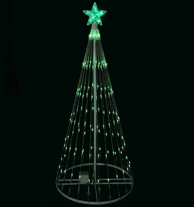 4' Green Show Cone Christmas Tree and Yard Lighted Display CG1897