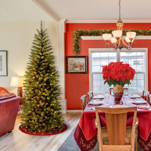 6' Kingswood Fir Pencil Tree with 200 Clear Lights (#K5446)