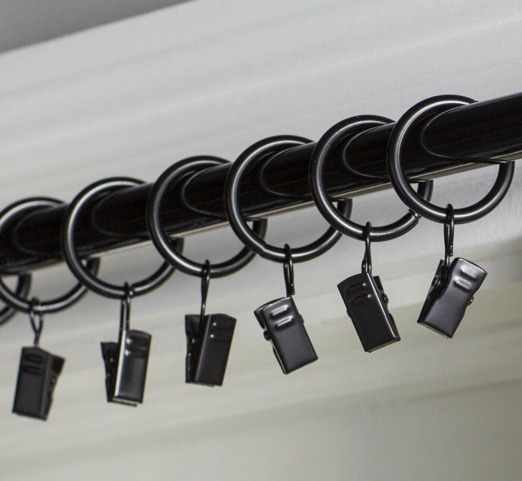 (Set of 9) Wayfair Basics Curtain Ring CG676