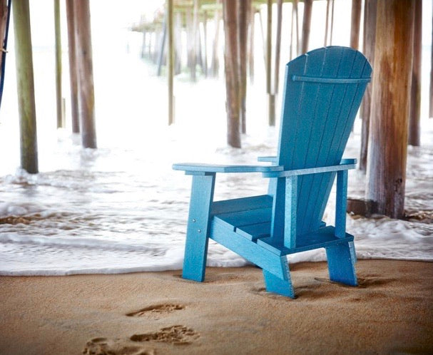 Pacific Blue Recycled Plastic Adirondack Chair CG299