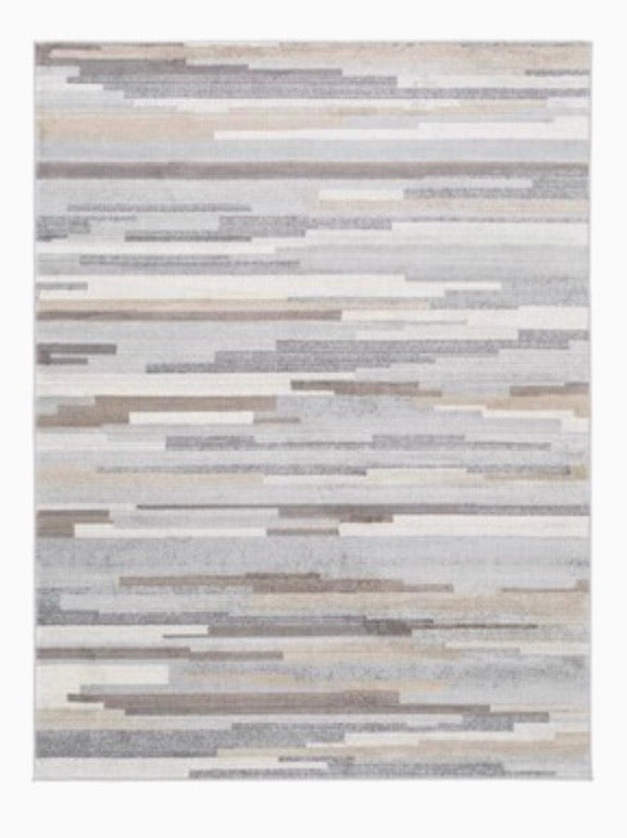 9x12' Surya Roma Modern Area Rug in Medium Gray CG1916