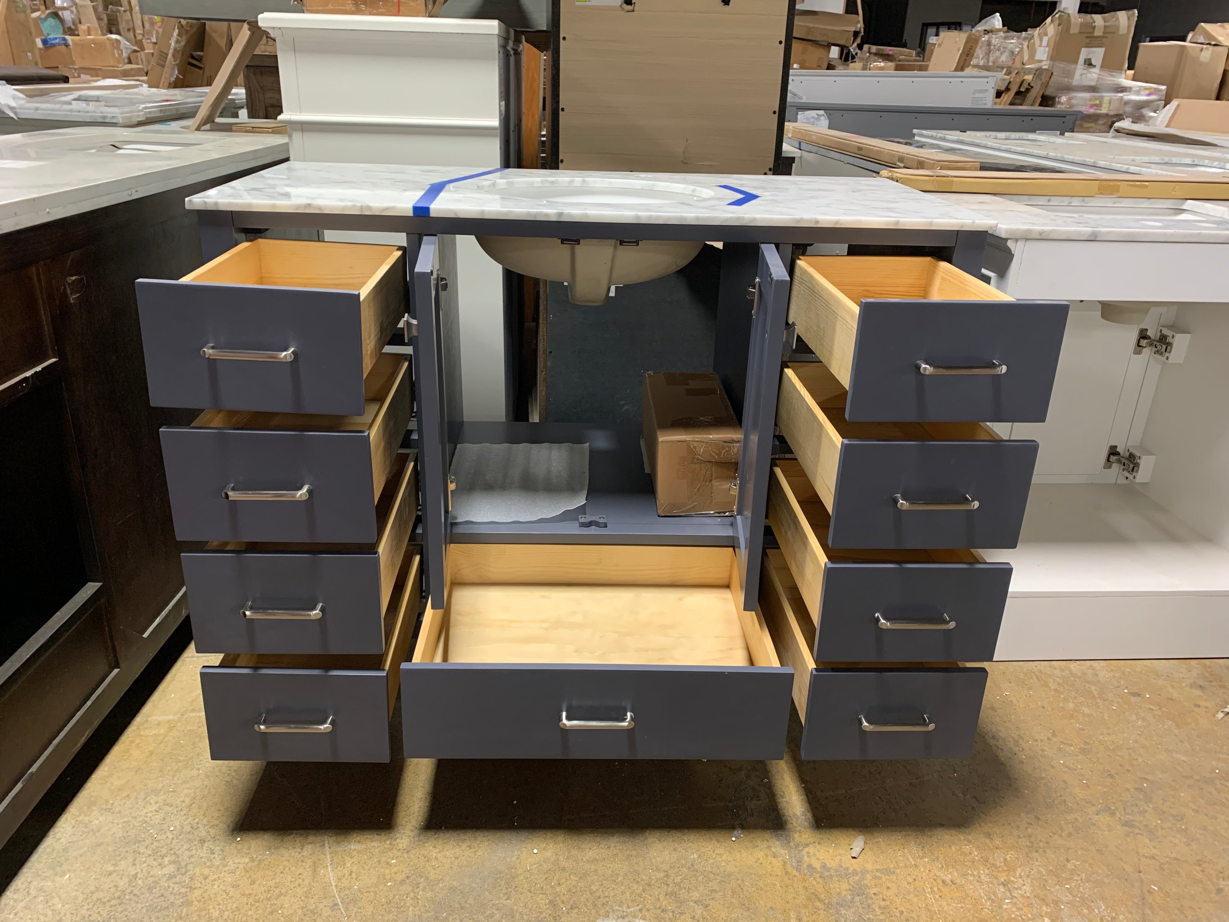 48" Grey Single Vanity
