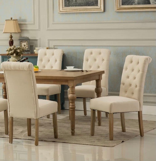 (Set of 4) Charlotte Upholstered Dining Chair (2 Boxes) CG1833