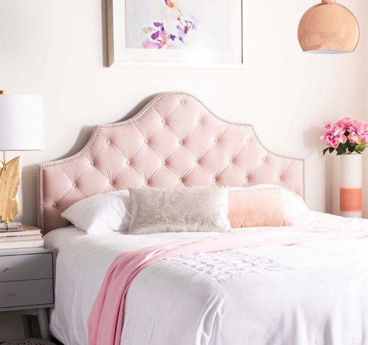 (Queen) Arebelle Tufted Headboard in Pink CG844