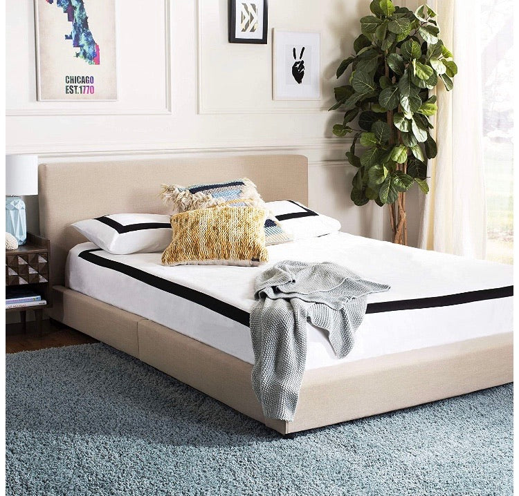 (Full) Carter Bed in Beige CG1655