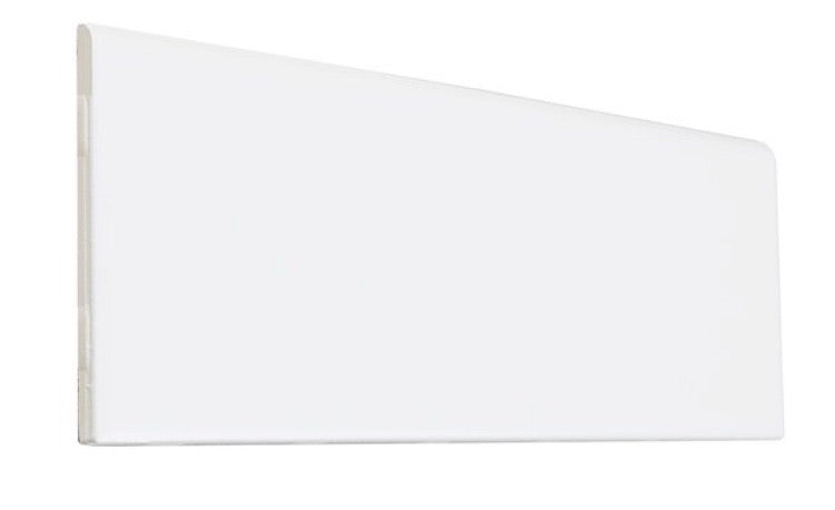 (10 tiles)  Berkeley  12" x 4" Ceramic Bullnose Tile Trim CG677