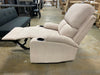 Beige Microfiber Wiener Manual Recliner