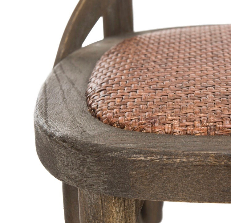 (Set of 2) Shantel Cross Back Side Chairs CG1725