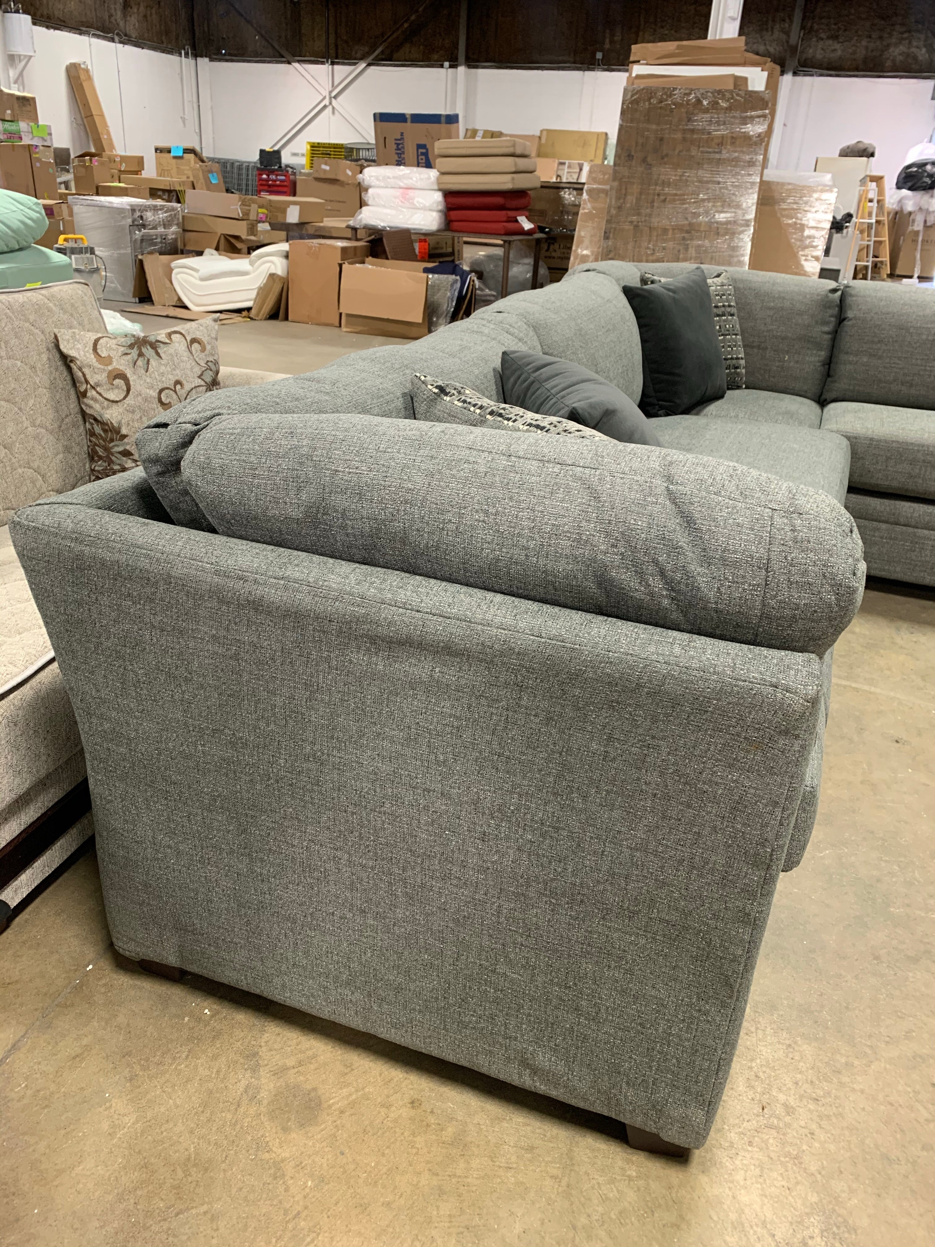 Perrault 130" Right Hand Facing Sectional