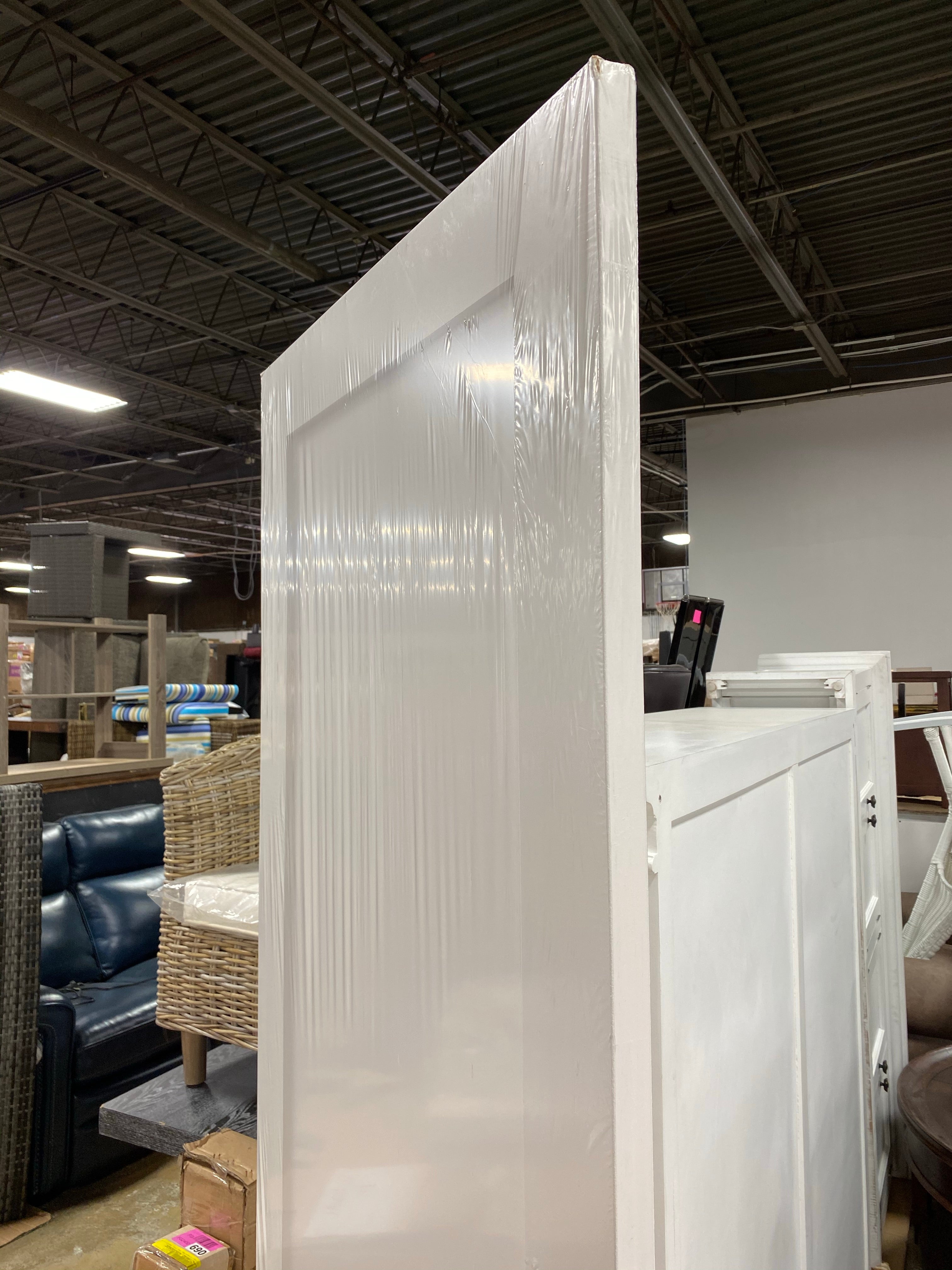 80"H x 32"W White Door *As Is*  #SA1035