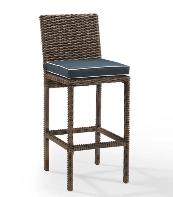 (Set of 2) Dardel Patio Bar Stools with Cushions CG1940