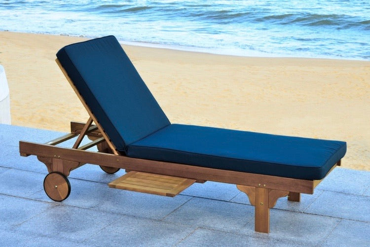 (Set of 2) Newport Outdoor Chaise Lounge with Cushion CG842