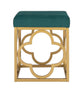 Fleur Moroccan Glam Velvet Square Ottoman CG227