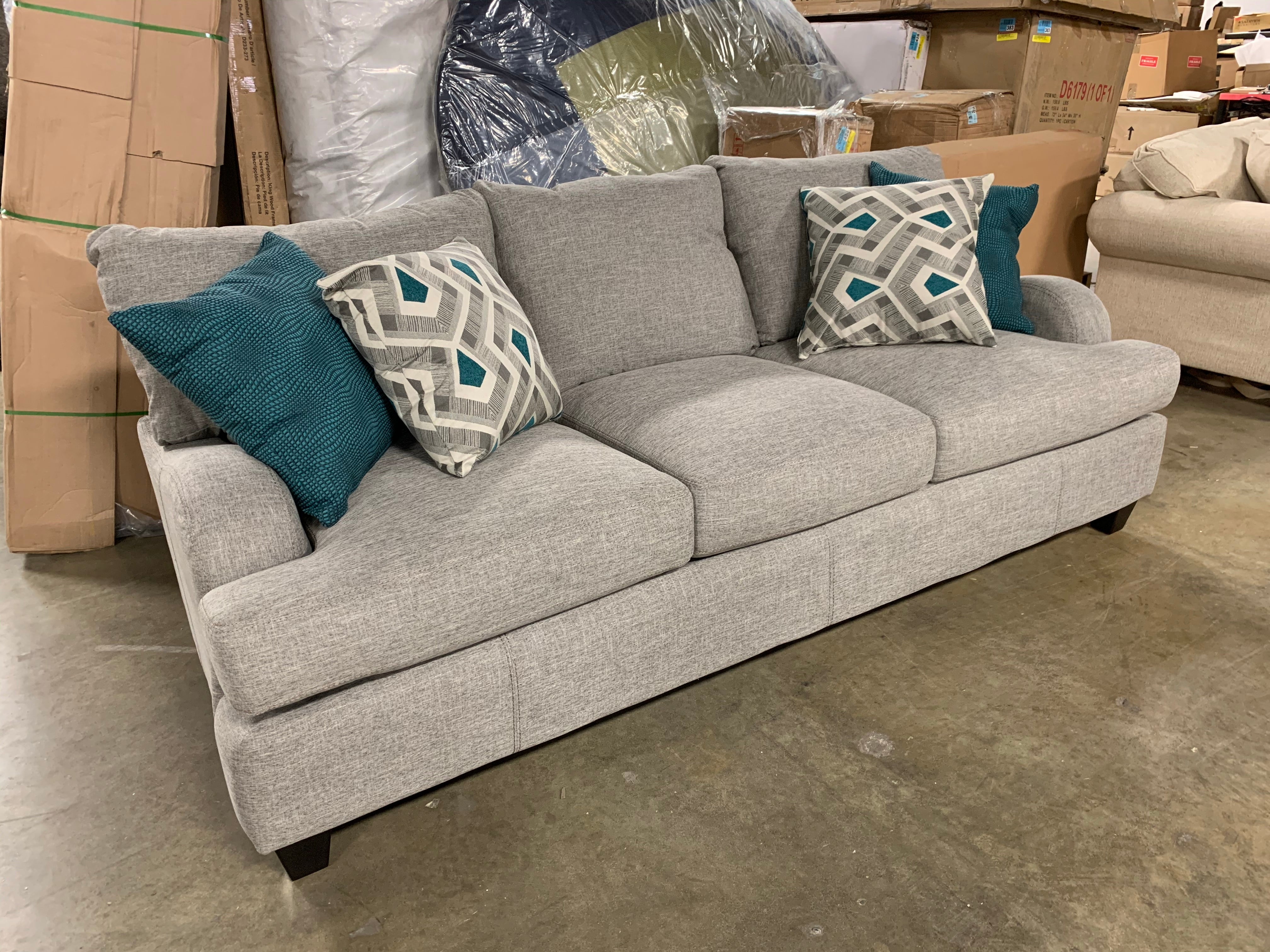Rosalie 88" Recessed Arm Sofa