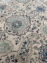 Load image into Gallery viewer, White and Marine Blue Area Rug, 9’x12’ (#19R)
