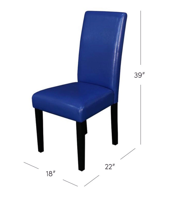 (Set of 2) DeMastro Upholstered Dining Chair Blue CG572