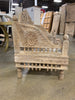 Beige Kangley Wood Bench