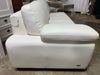 White Leather Chaise Lounge *As Is*