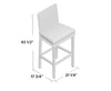 (Set of 2) Dardel Patio Bar Stools with Cushions CG1940