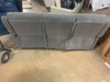 Louis 72.5 in. Grey Velvet 3-Seater Lawson Reclining Sofa