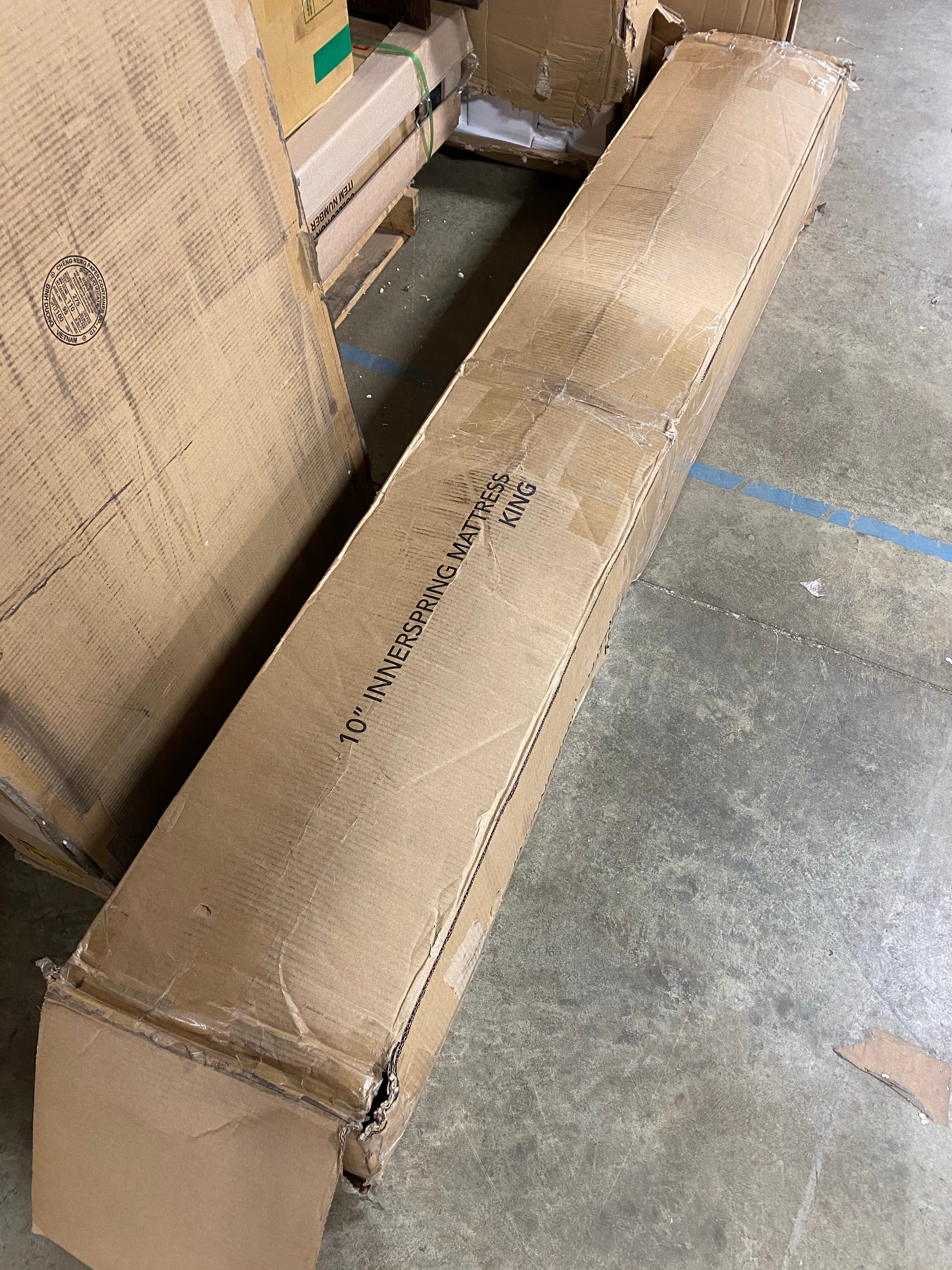 10" Firm Pillow Top Mattress - King  #SA847