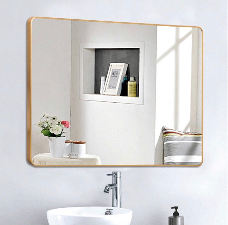 37.8" x 26" Chaz Modern & Contemporary Bathroom / Vanity Mirror CG1641