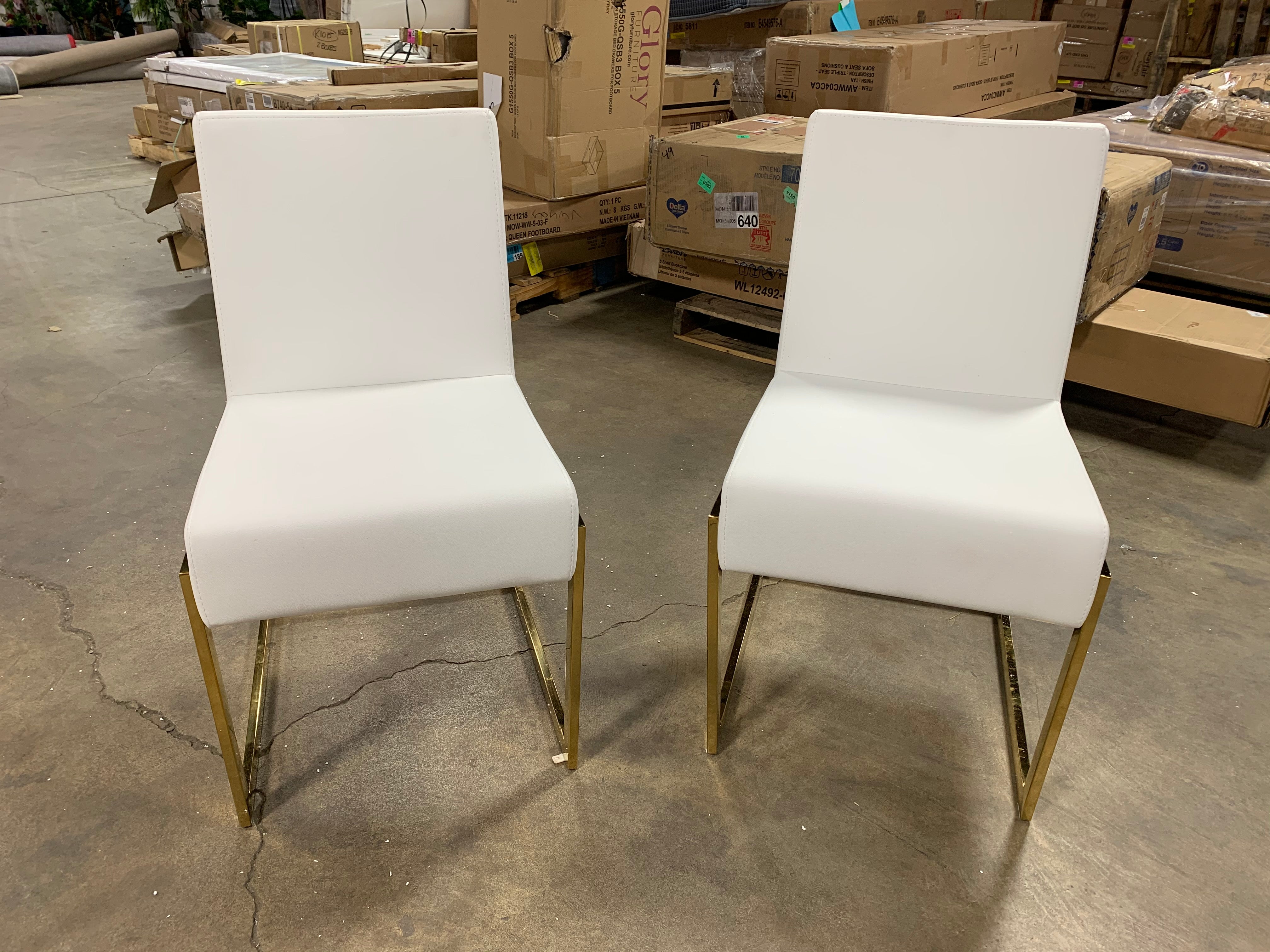 Modern White Dining Chair (Set of 2)
