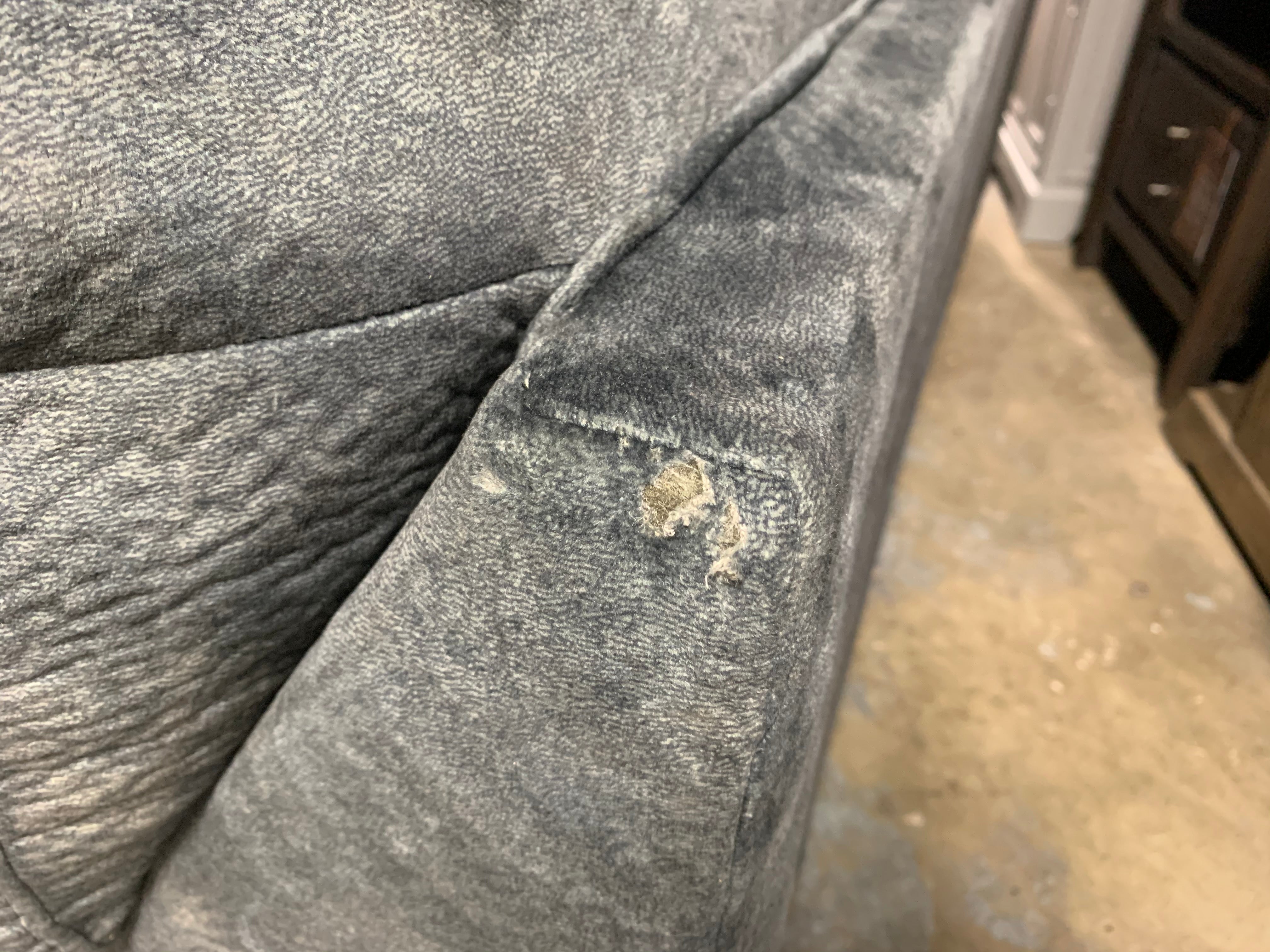91.5" Pillow Top Arm Sofa, Charcoal