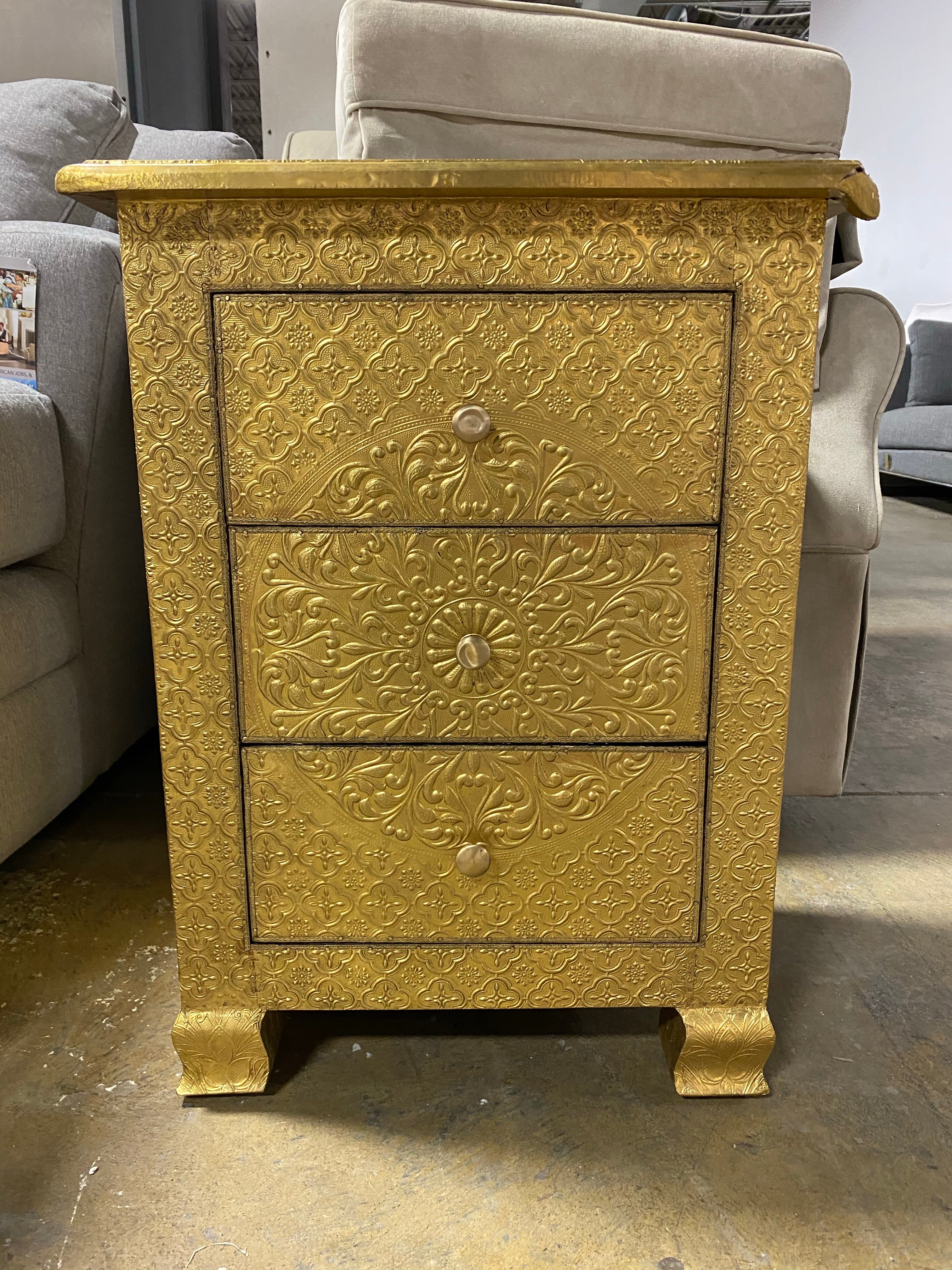 Bartolmeu 3-Drawer Nightstand *As Is*