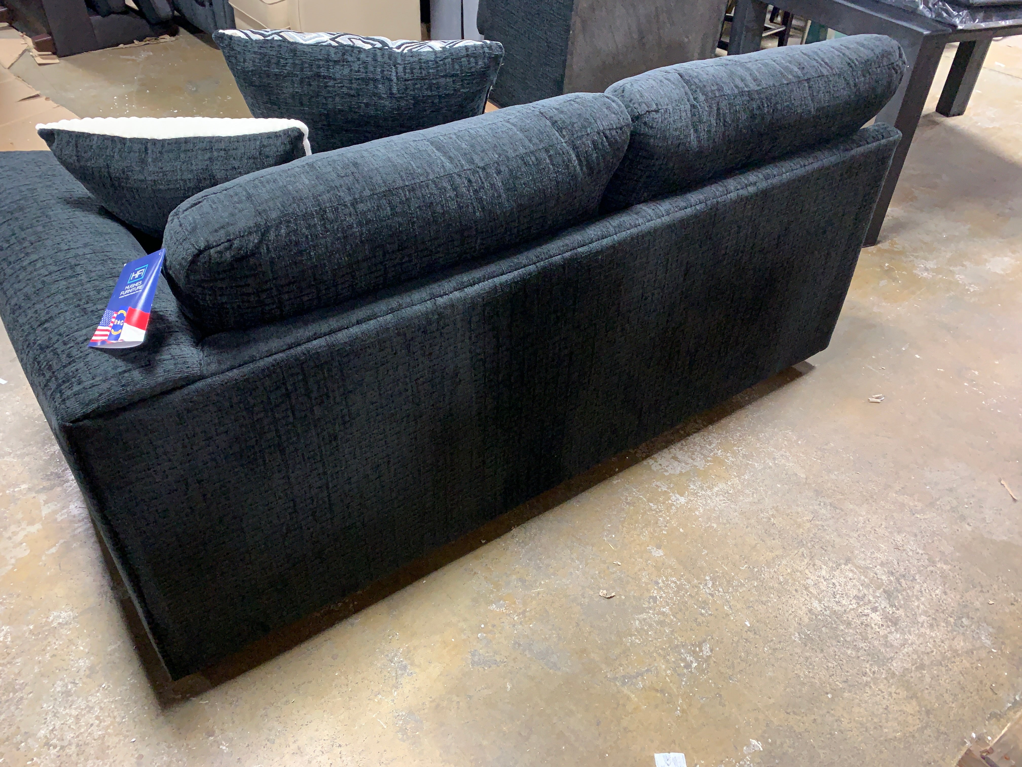 Black Sectional Piece *As Is*