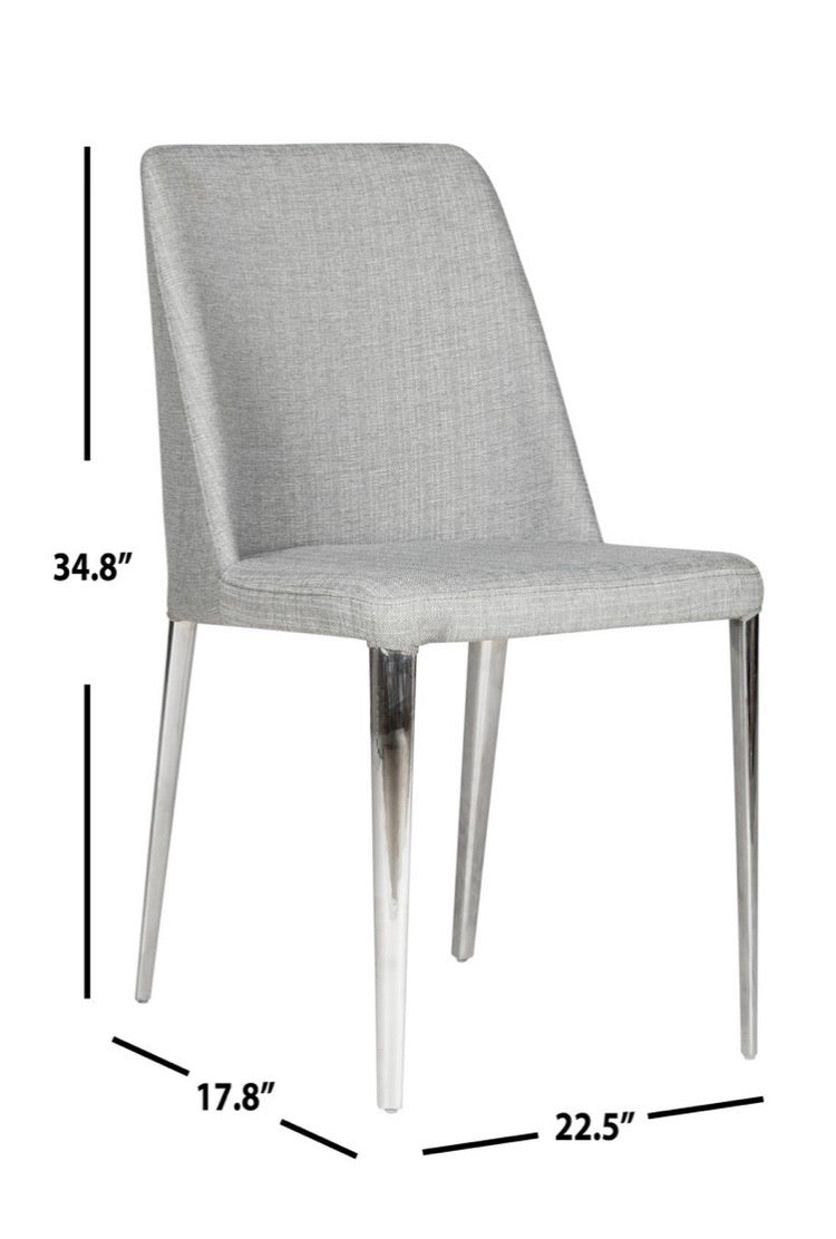 (Set of 2) Baltic Dining Chairs Gray CG854