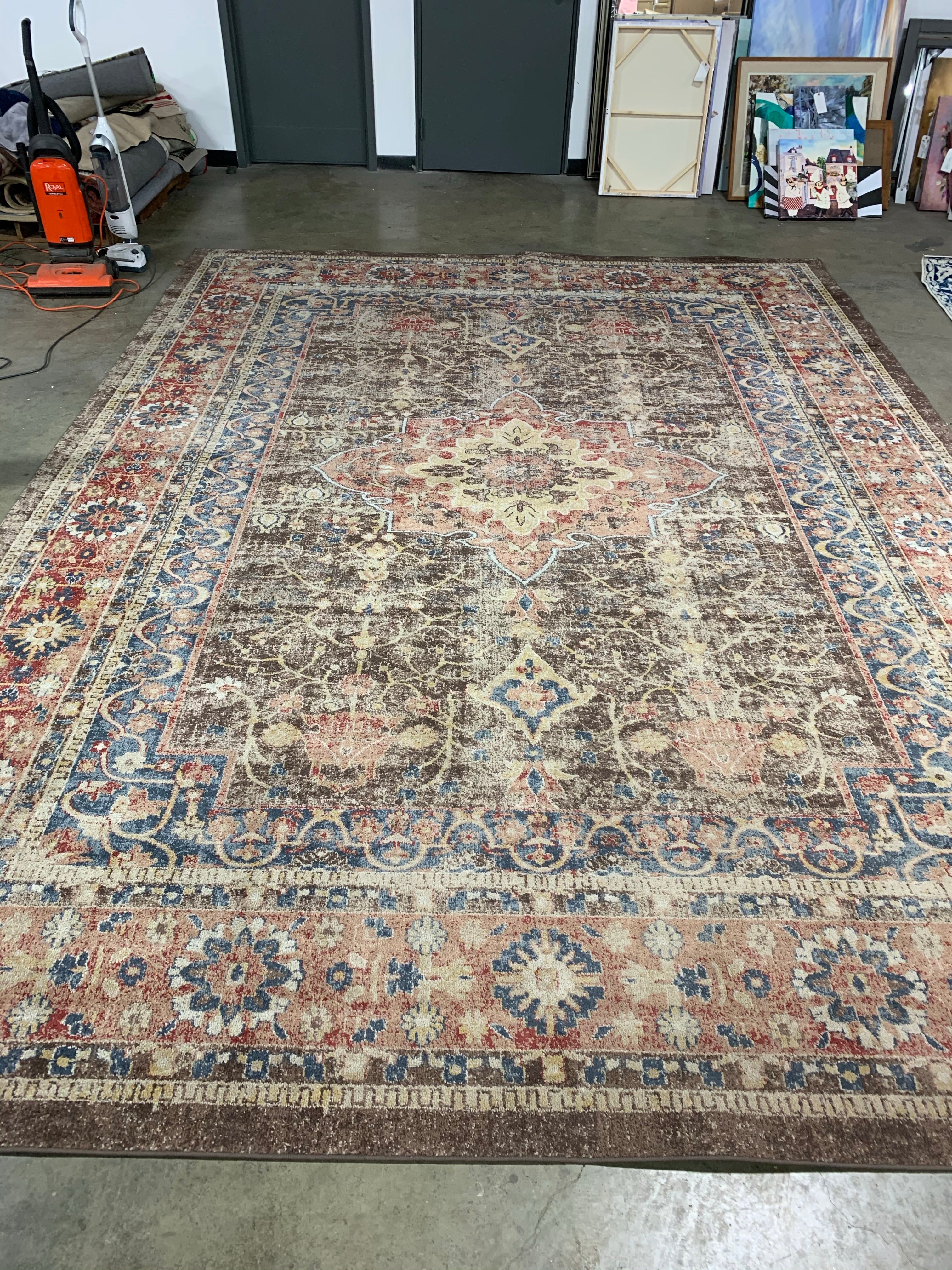 Safavieh Bijar Brown - Rust Area Rug - 6’ 7” x 9’ (#1R)