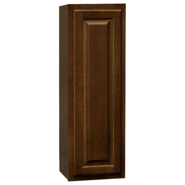 Hampton Bay Wall (Uppers ONLY) Kitchen Cabinets in Cognac (Lot of 6 + BONUS Base Cabinet) - EJ001