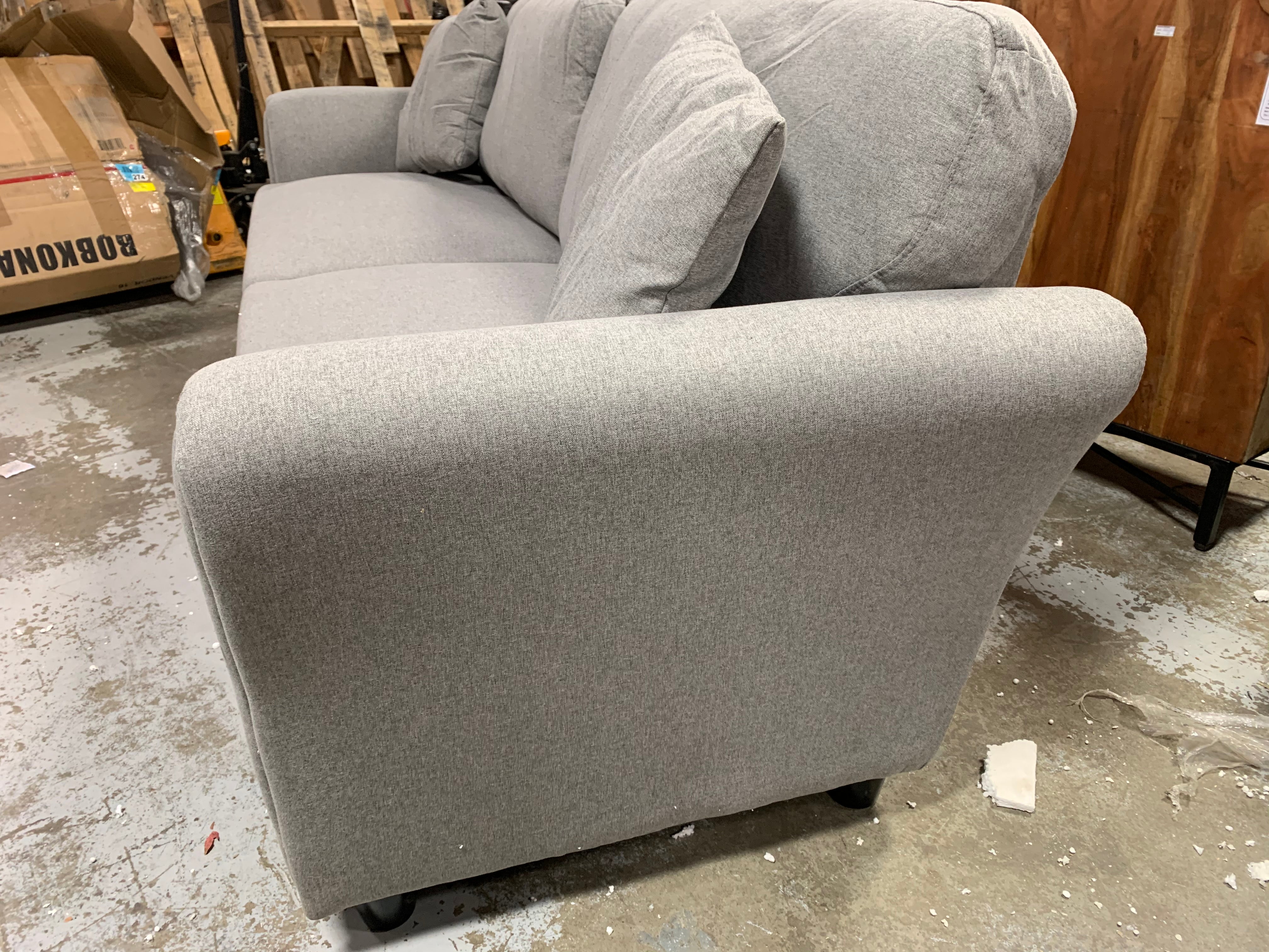 85" Sofa Modern Upholstered Linen