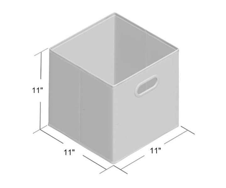 (Set of 6) Open Fabric Bins CG1068