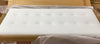 White Upholstered Vinyl Headboard - Full  #SA670