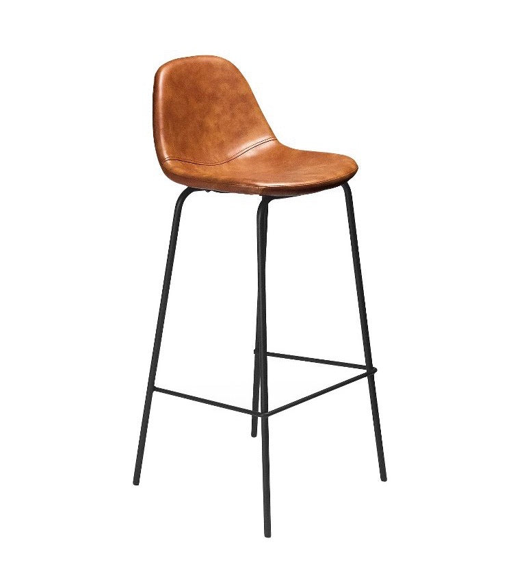 (Set of 2 )Maxine Modern Upholstered Faux Leather Counter Height Barstools CG1783