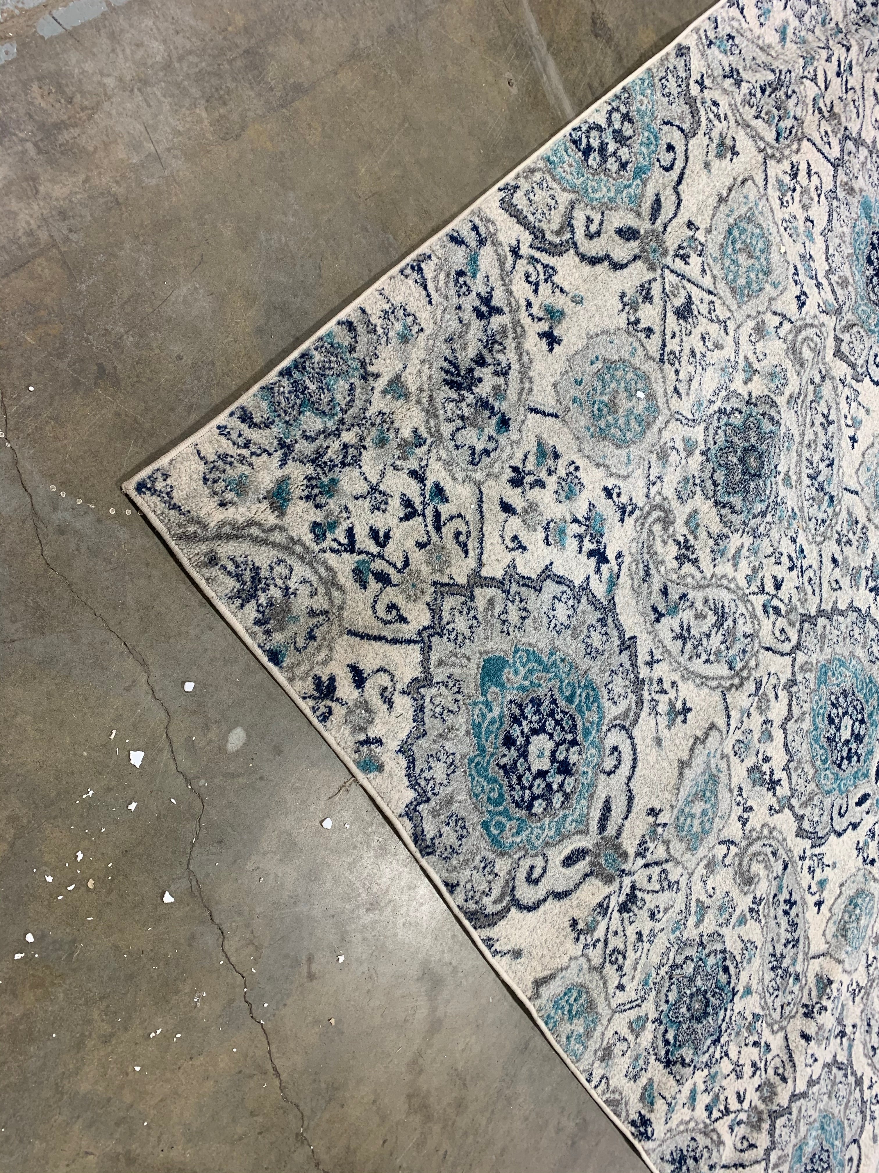 12’ x 15’ Blue/Grey Area Rug #56R