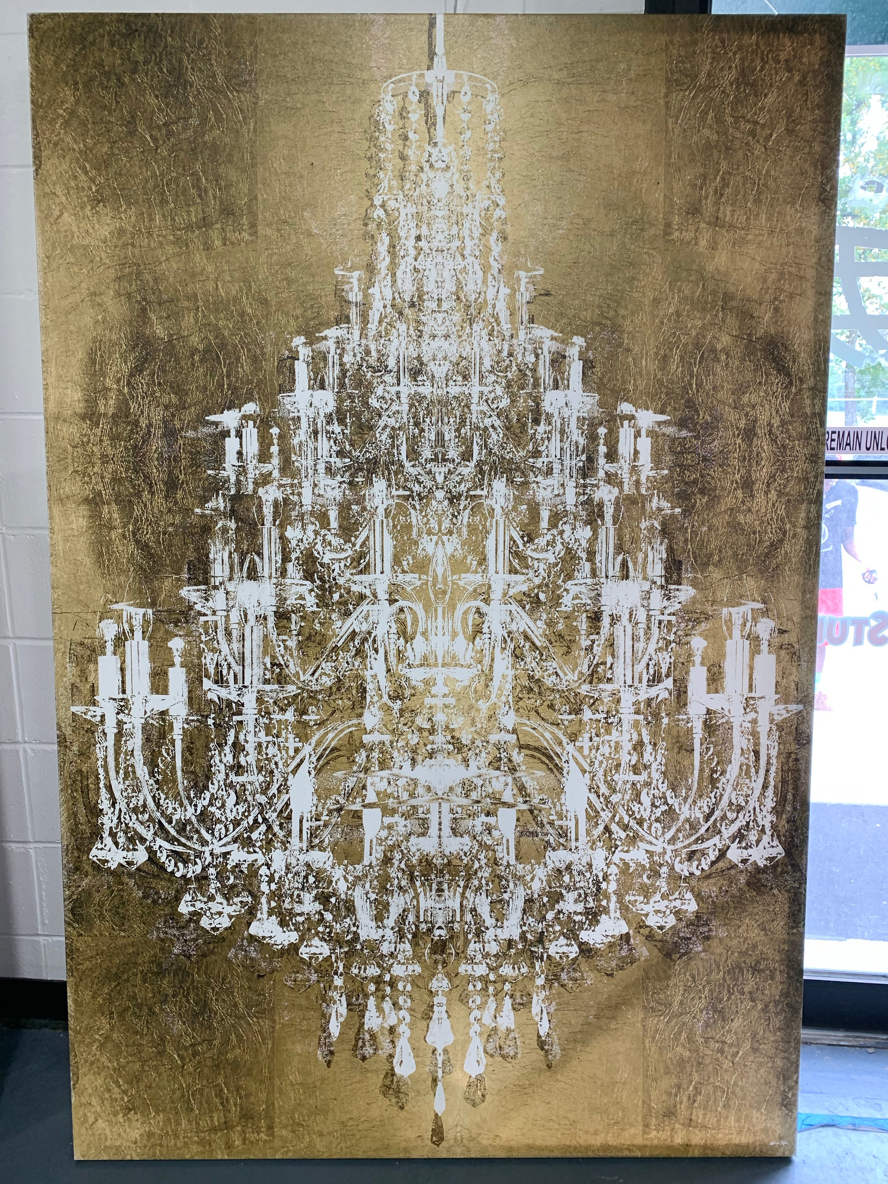 'Montecarlo Gold Classic Art' - 48" x 72" Canvas #HA1080