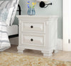 Load image into Gallery viewer, White Cheadle 2 Drawer Nightstand CG977
