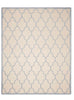 8'x10' Whitchurch Hand-Tufted Wool Ivory/Light Blue Area Rug CG285