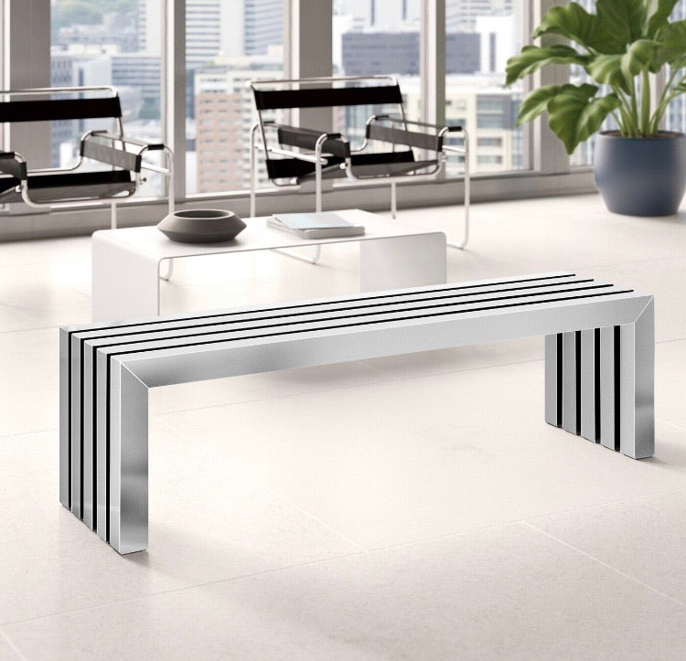 Vlad 4 Seat Bench Silver CG931