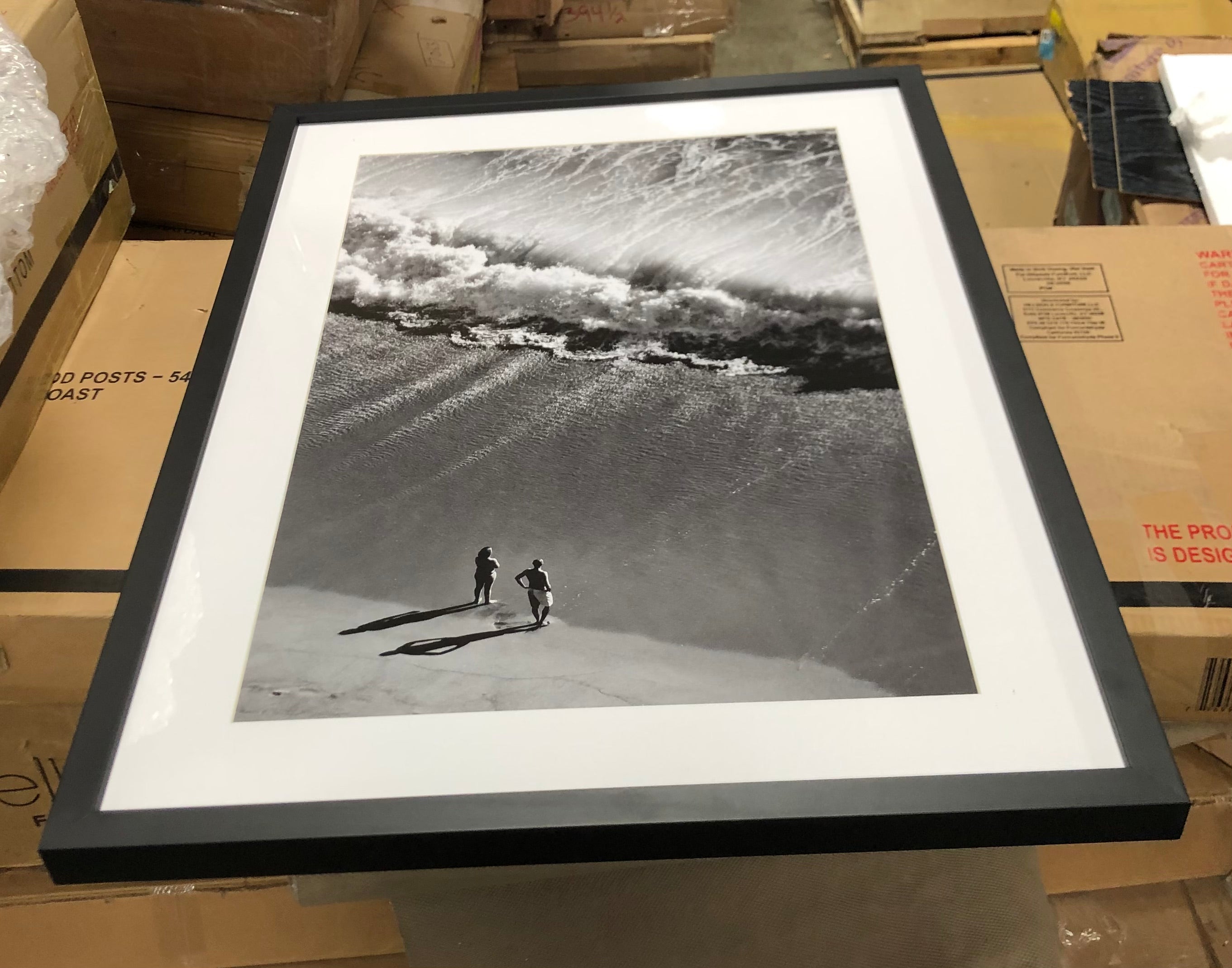 (Set of 2) Black and White Framed Photographs CG1795