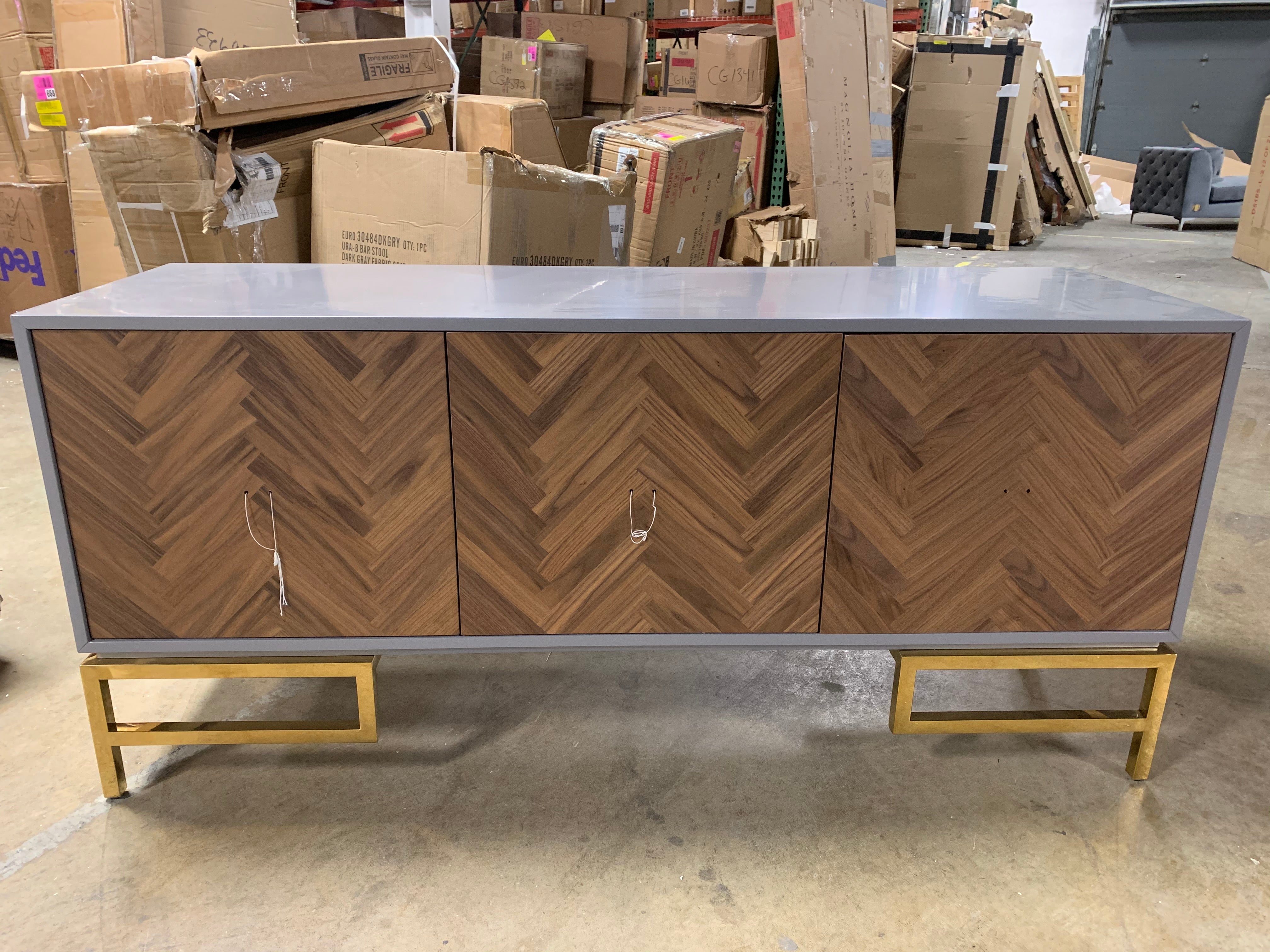 64" Sanford 3 Drawer Sideboard