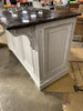 Magnolia Manor Antique White Kitchen Island with Granite Top