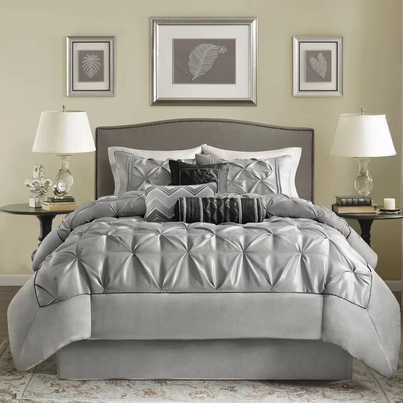 KING - Benjamin Comforter Set (Set of 9) SC261
