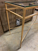 Baumgarten Glass Top Console Table